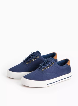 Men’s Navy Canvas Shoes £5.40 Free Click & Collect