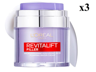 3 Botes de Gel en crema rellenadora L'OREAL PARIS Revitalift Filler | 50ML por 32.36€