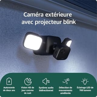 Caméra extérieure avec projecteur Blink (nouvelle génération) pour 37,99€ chez Amazon