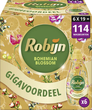 Robijn Klein & Krachtig Color Bohemian Blossom (6 x 19) voor €15,21 bij Bol