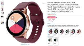 Silicone Strap voor Huawei Watch 5 bij Amazon voor €1,52