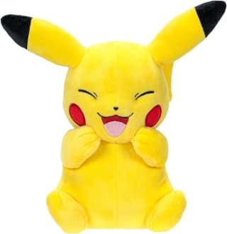 Pokémon Peluche Pikachu 20 cm pour 12,99€ chez Amazon