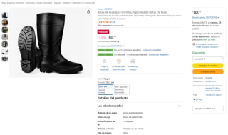WEISPO Botas de Hule para Hombre por $89 en Amazon