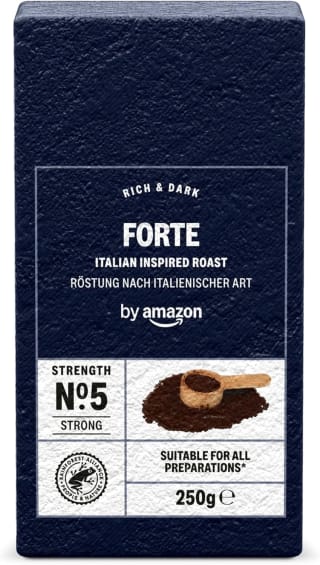 by Amazon Crema Café Molido o Fuerte 250 ml por solo 2.61€