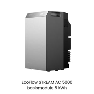 EcoFlow STREAM AC 5000 - EcoFlow STREAM AC 5000 5 kWh + EcoFlow P1 meter voor €1.374
