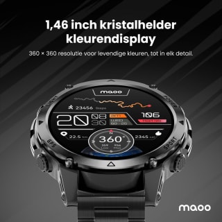 Maoo Titan GPS smartwatch voor €69,95 bij Bol