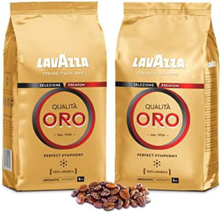Lavazza Qualita Oro koffiebonen 2 kg (2 x 1 kg) voor €37,58 bij Amazon