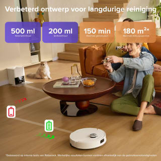 Roborock Q10 S5+ robotstofzuiger voor €199,99 bij Bol