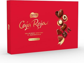 Nestlé 2 Cajas Roja bombones chocolate leche 800g por 26.60€