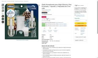 Kit Glade Pino Encantado 42ml por $74 | Amazon