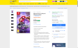 Metroid Prime 4: Beyond para Switch por $593 | Oferta Mercado Libre