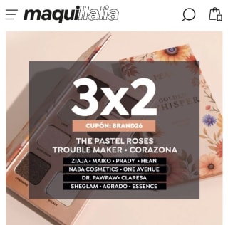 3×2 en Multimarcas desde Maquillalia.