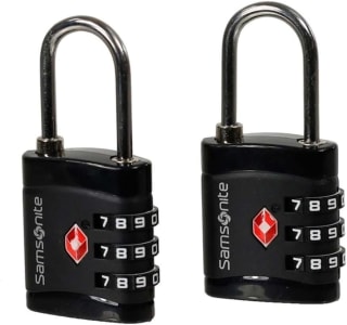 Samsonite Global Ta Lock Combilock 3 Dial Tsa X2 Black por $208.48 en Amazon