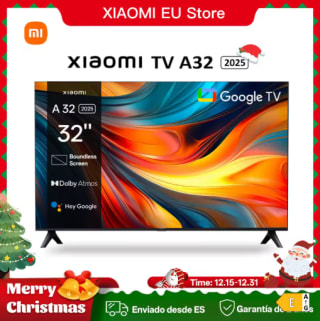 Téléviseur 32" Xiaomi TV A 32 - 2025, LED, HD+, HDR10, Dolby Audio à 119,77€
