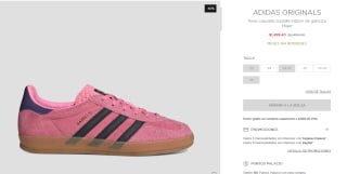 Tenis Adidas Originales Gazelle Indoor de Gamuza por $1,499 | El Palacio de Hierro