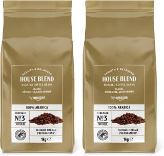 by Amazon House Blend café en grains 2kg (2 × 1kg) pour 26,04€ chez Amazon