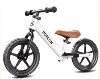 Bicicleta de equilibrio para niños pequeños con pedal y asiento por 19.88€