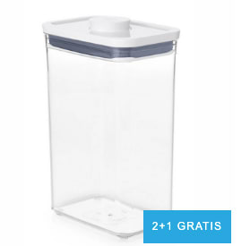 2+1 gratis op OXO POP bewaardozen bij Kookexpert