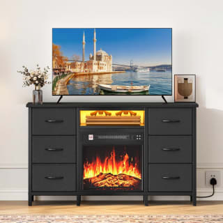 TV Stand with Fireplace for 50" – £85.99