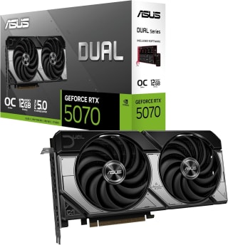 ASUS Dual GeForce RTX 5070 OC 12GB + TUF Gaming 750W pour 669,99€ chez Amazon