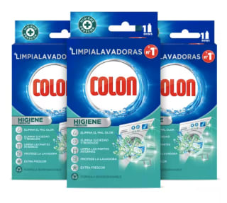 Colon Higene Advance Detergente 200 lavados + limpialavadoras 3 unidades por 34.27€