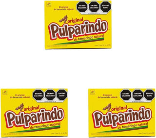 De la Rosa Pulparindo Original 60 piezas (3 x 20) por $111 en Amazon