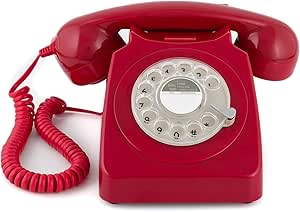 GPO 746 Teléfono fijo de disco con estilo retro de los años 70 por 34.95€