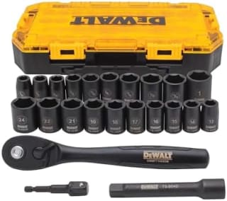 DEWALT DWMT74739 coffret de douilles à choc 1/2" 23 pièces pour 84,15€ chez Amazon