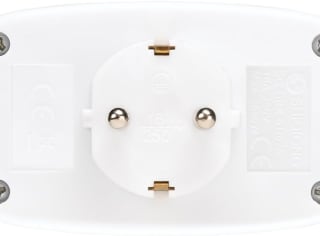 Simon Adaptador 2 Tomas Schuko con Interruptor On/Off por 3,10€ en Amazon