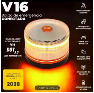 Baliza V16 homologada DGT geolocalizada por 25.39€