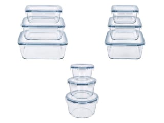 SILVERCREST® Set de boîtes de conservation en verre à 8,99€