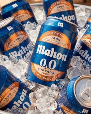Mahou 0,0 Tostada Cerveza 12 Latas 33cl por 4,53€