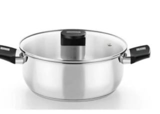 Cacerola Monix Elite M240326 26cm Acero Inoxidable 18/10 Full Induction Asas Baquelit