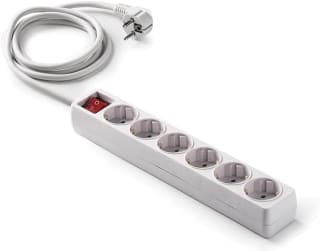 Famatel Regleta 6 Tomas Enchufes con Interruptor Encendido 5 metros por 7.70€