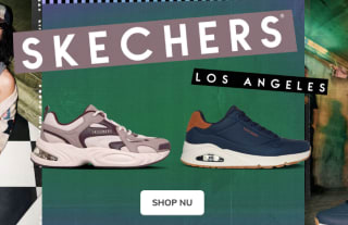 20% kassakorting op geselecteerde heren sneakers in de Skechers shop