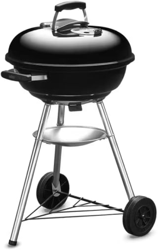 Weber Asador de Carbón Compact 18" por $1,400 en Amazon