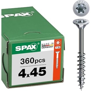 SPAX Vis universelle 4,5 x 35 mm, 500 pièces pour 14,08€