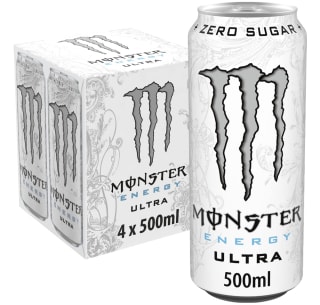Monster Ultra Energy Drink 4 x 500 ml for £3.35 at Amazon