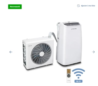 Climatiseur mobile split PAC-S 3510 SH à 699,99€