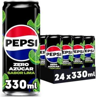 Pepsi zero Lima (24 x 330 ml) por solo 16,08€