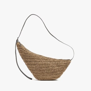 Parfois Bolso de hombro asimétrico efecto rafia por 15.99€.