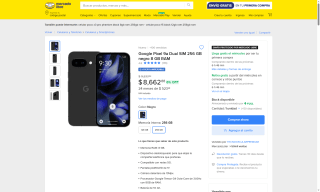 Google Pixel 9a 256GB por $8,663 | Oferta Mercado Libre