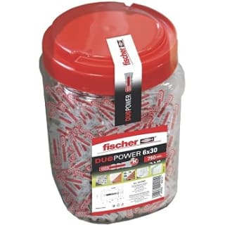 fischer DuoPower 6 x 30 (200 stuks) voor €11,17 bij Amazon