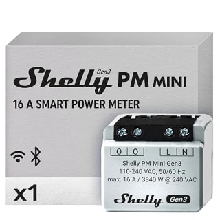 Shelly PM Mini Gen3 - Draadloze schakelaar voor €10,11 bij Amazon