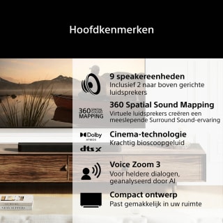 Sony BRAVIA Theatre Bar 7 (HTA-7100) voor €549 bij Phonemarket
