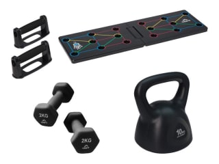 Planche de pompes, haltères 2x2kg ou kettlebell 10kg CRIVIT pour 7,99€ chez Lidl