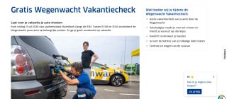 Gratis wegenwacht vakantiecheck