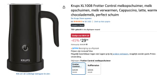 Tefal Melkopschuimer voor €29,99 bij Amazon