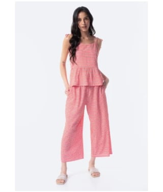 Pantalón culotte estampado vichy de Mujer TEX por 5.99€.
