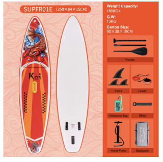 Tabla de Surf Hinchable Feath-r-lite Koi Sup 11'6" por 120,37€
